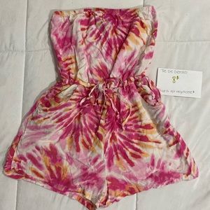 Tie-die body romper